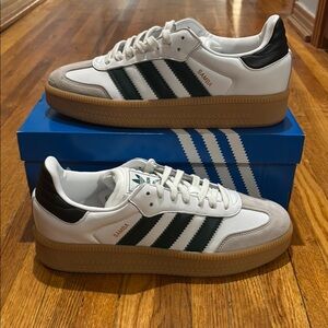 Adidas Samba XLG White/Green Mens Asst Sizes
